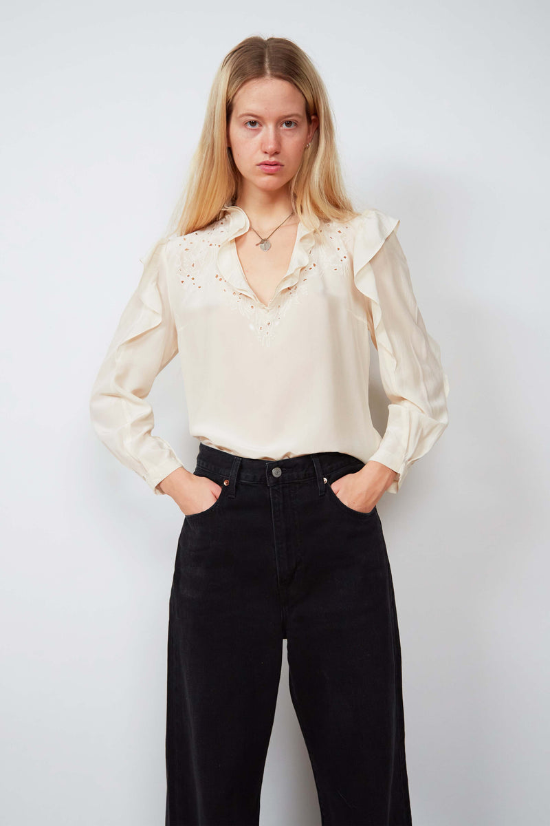 Emmanuelle Khanh silk shirt