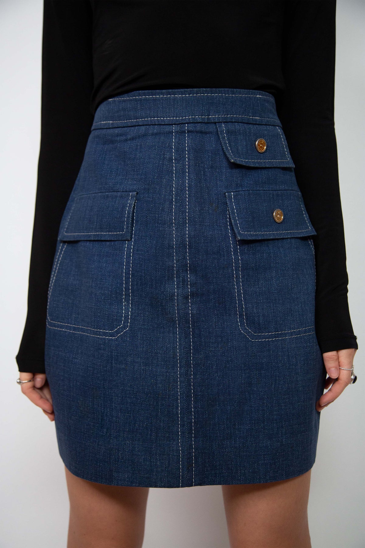 Celine denim skirt