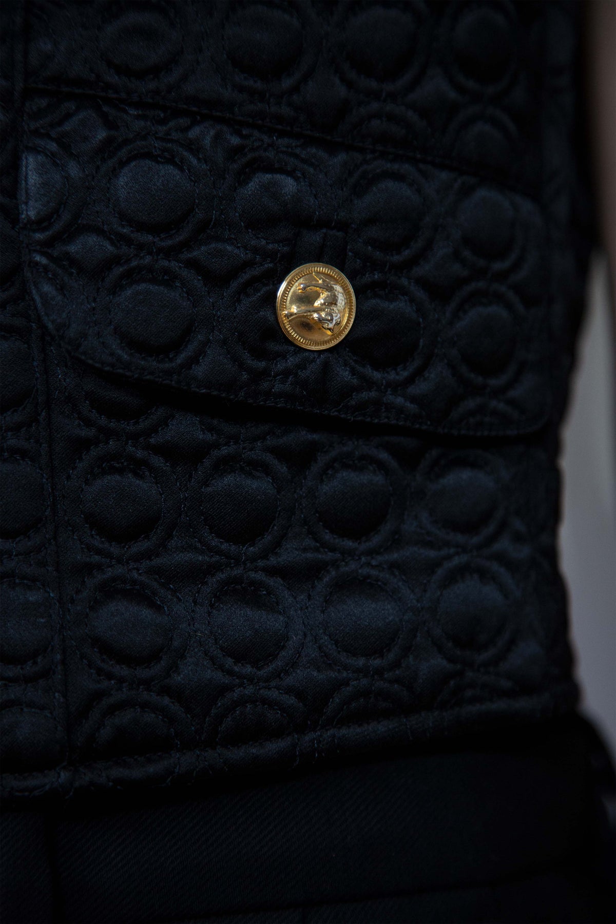 Versace quilted vest