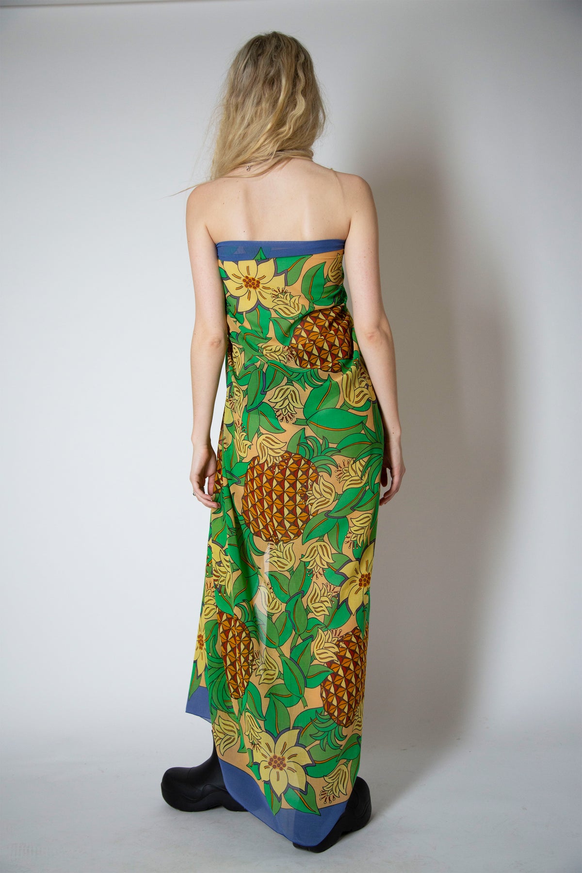 Hermes pineapple printed pareo